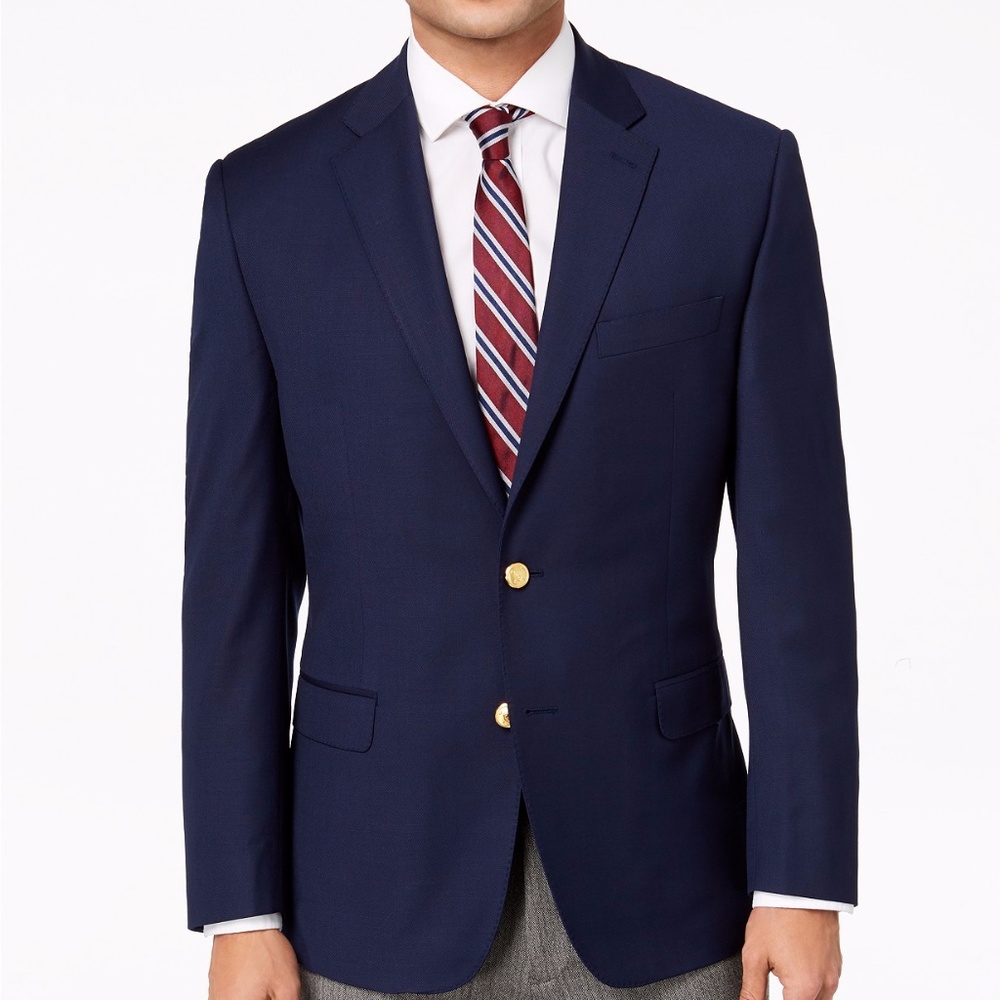 Mens Classic-Fit Ultra Tech Solid 10-Pocket Blazer